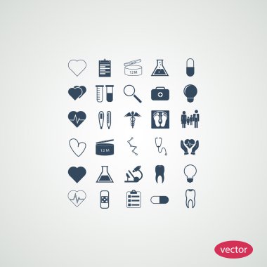 tıbbi simgeler ayarlandı