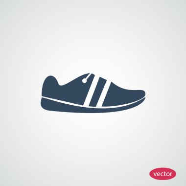 Koşu Ayakkabı düz simgesi