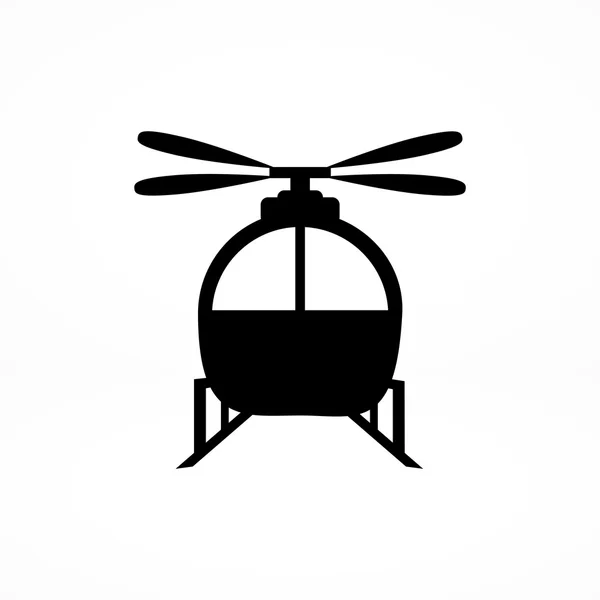Pictogram van de vliegtuigen van de helikopter — Stockvector