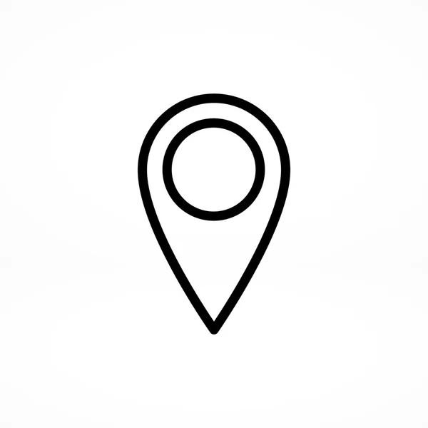Pointeur, icône de localisation — Image vectorielle