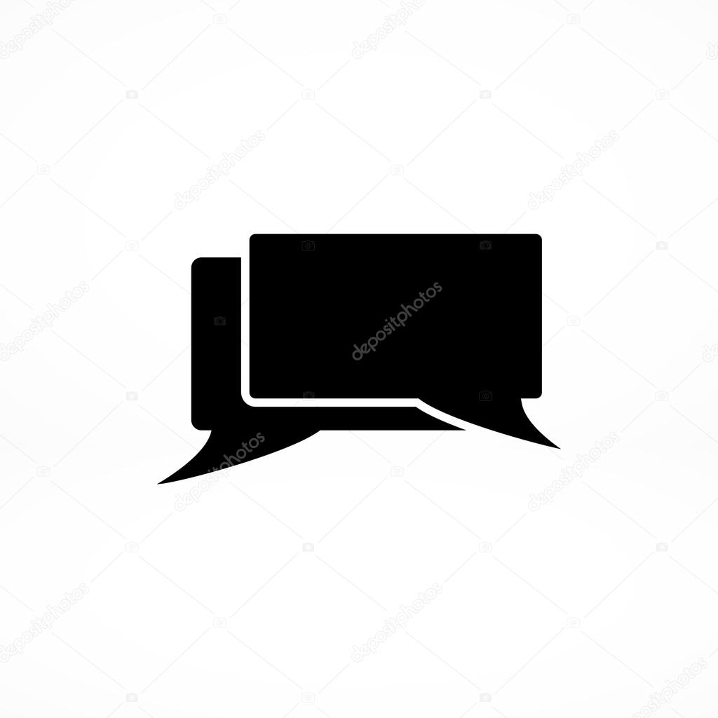 Speech bubbles, chat icon