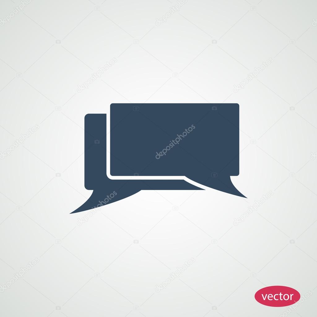 Speech bubbles, chat icon