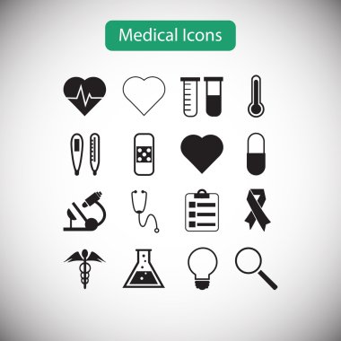 tıbbi simgeler ayarlandı