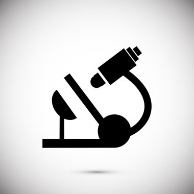 Bilim mikroskop simgesi