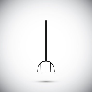 Bahçe çatal simgesi