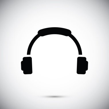 Modern kulaklık simgesi