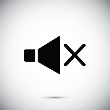 hiçbir ses hoparlör simgesi