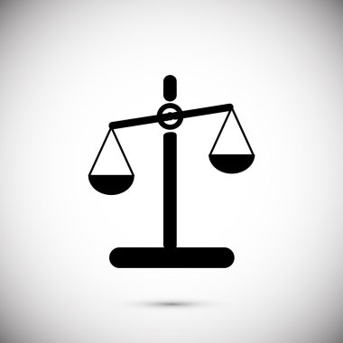 Ölçek vektör simgesi