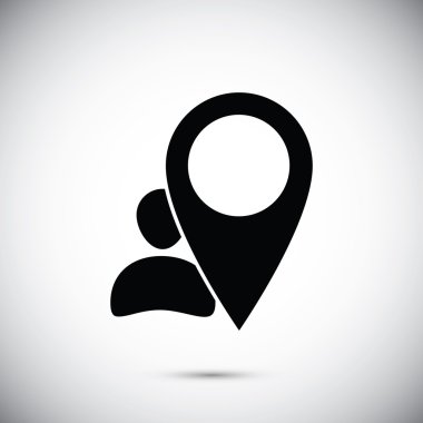 toplu iğne işaretçisi konumu simgesine