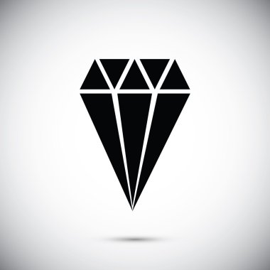 Elmas vektör simgesi