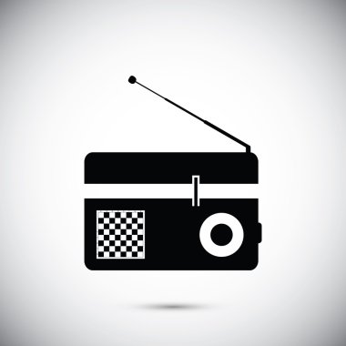 Retro radyo simgesi