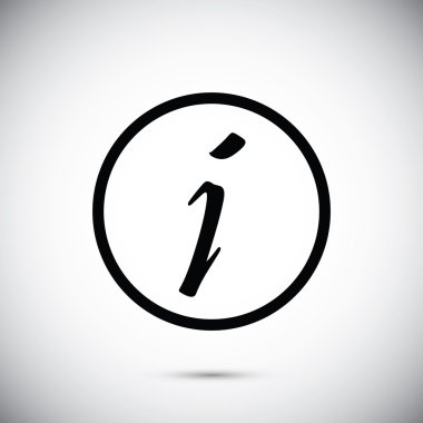 bilgi işareti simgesi