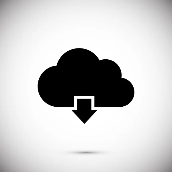 Subir el icono de nube — Archivo Imágenes Vectoriales