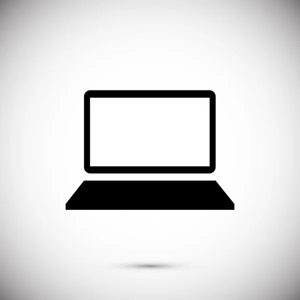 Icona del computer portatile — Vettoriale Stock