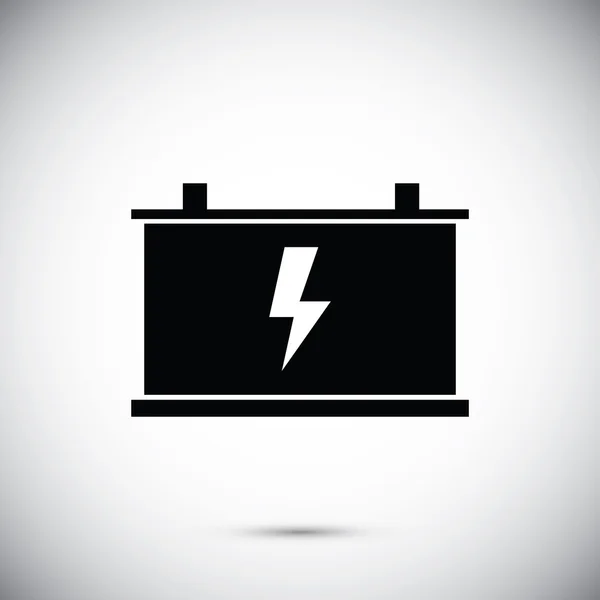 Ícone da bateria do carro — Vetor de Stock