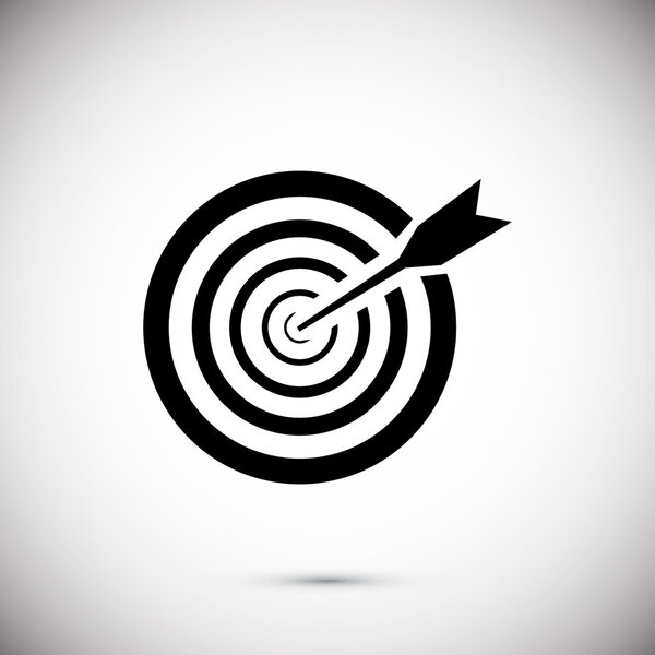 arrow in target icon