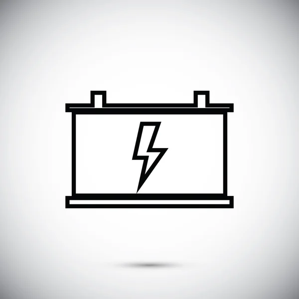 Auto batterijpictogram — Stockvector