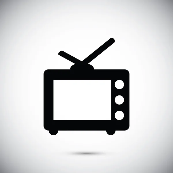 Icono retro TV — Vector de stock