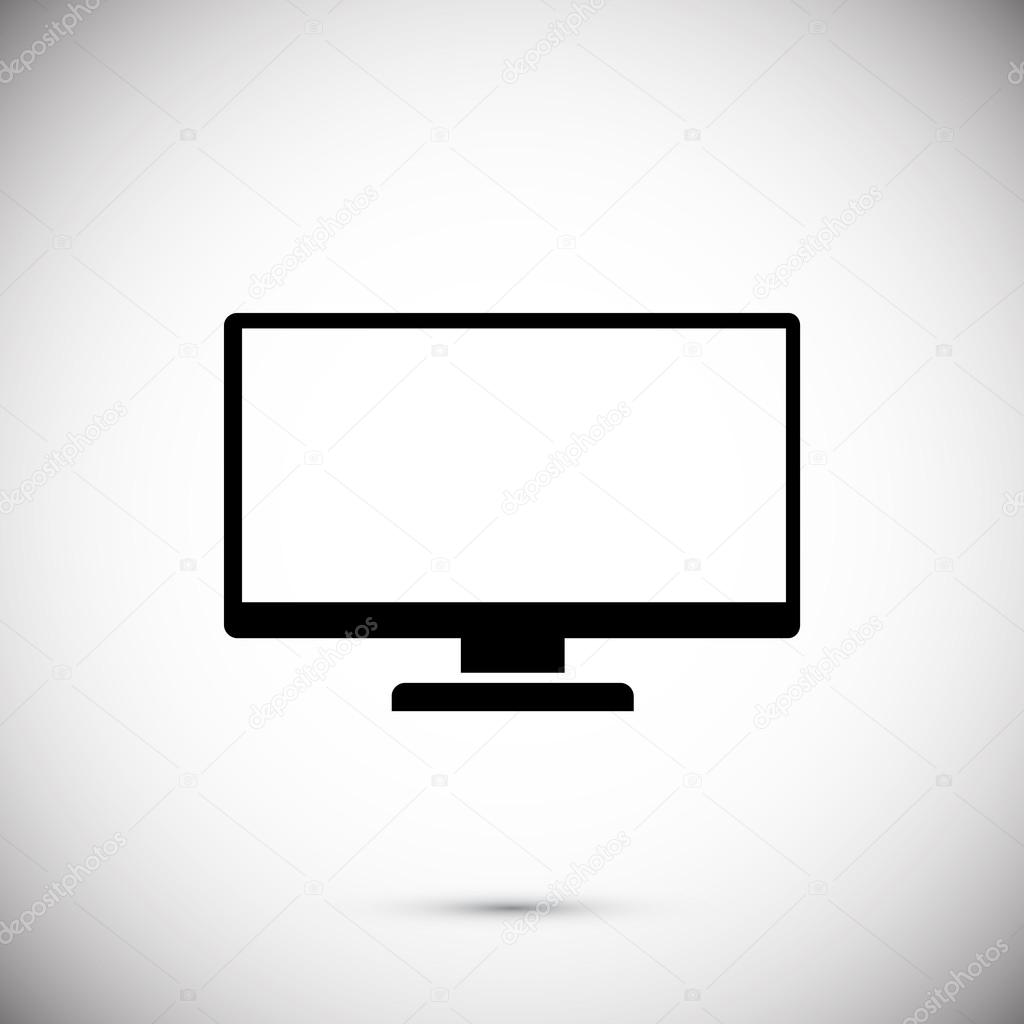 modern monitor icon