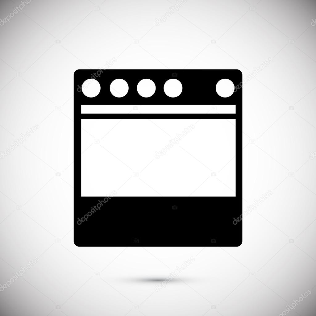 electrical stove icon