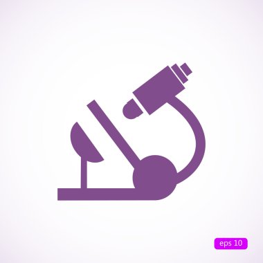 bilimsel mikroskop simgesi