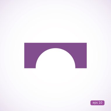 Köprü vektör simgesi