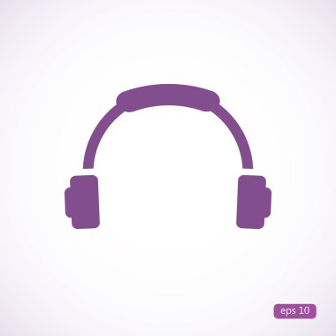 müzik kulaklık simgesi