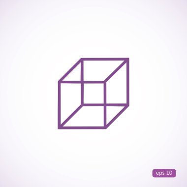 Çizim küp simgesini