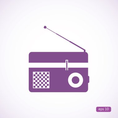 Tasarım radyo simgesi