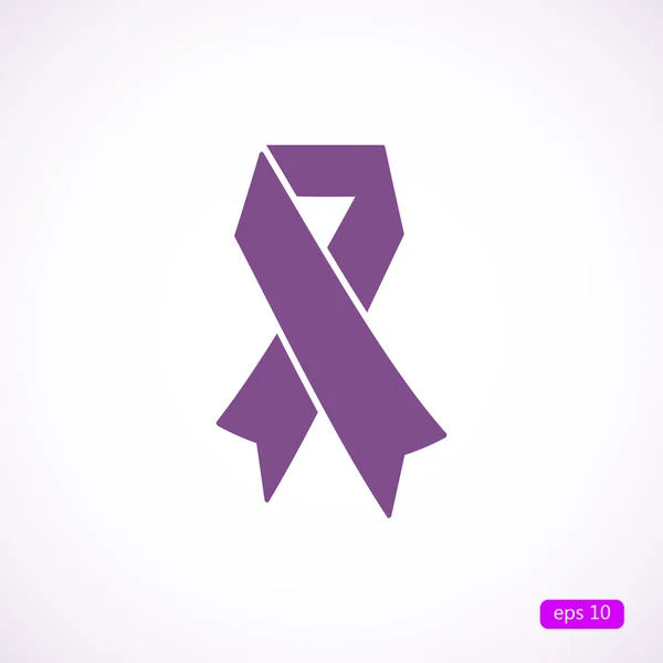 AIDS ribbon icon — Stock Vector