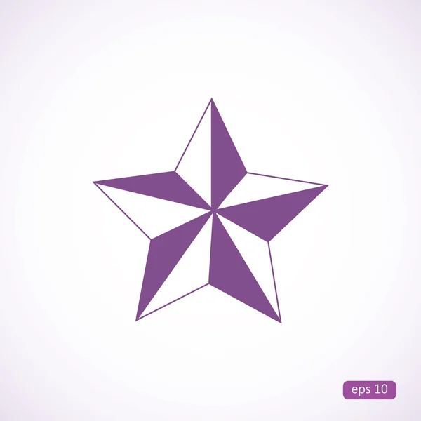 Icono de símbolo estrella — Archivo Imágenes Vectoriales