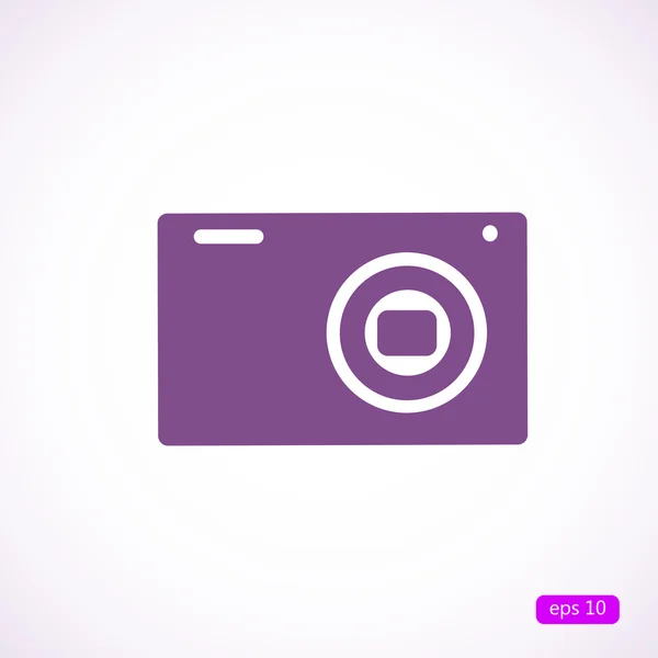 Icono de cámara fotográfica — Archivo Imágenes Vectoriales