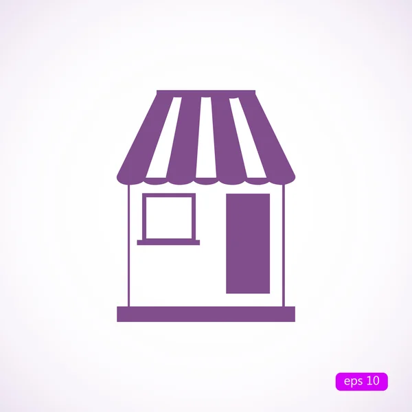 Ícone da loja da cidade —  Vetores de Stock