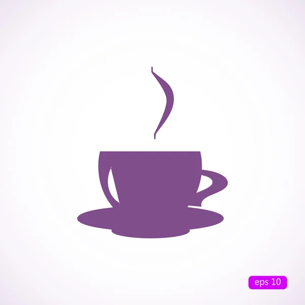 कॉफी कप प्रतीक — स्टॉक वेक्टर