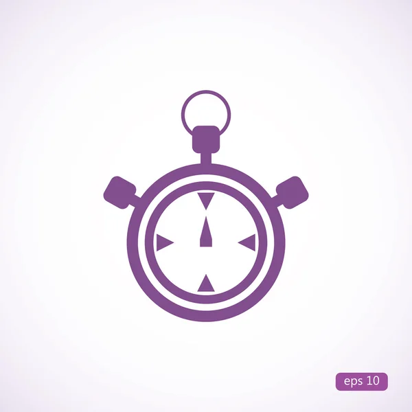 Stopwatch, countdown pictogram — Stockvector