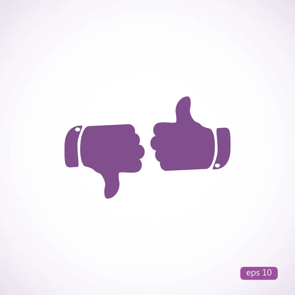 başparmak aşağı yukarı simgeler