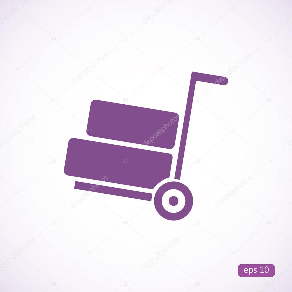 delivery wheelbarrow icon