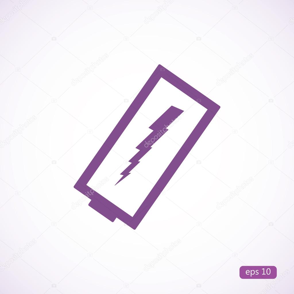 discharged battery icon