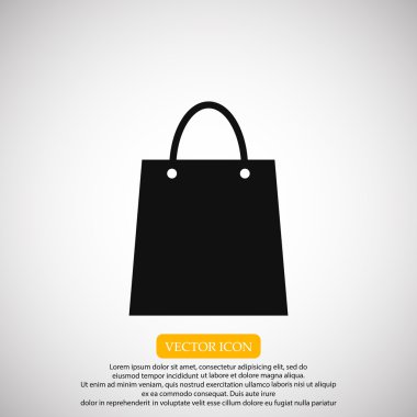 alışveriş çantası simgesi