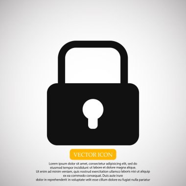 Güvenlik kilidi simgesi