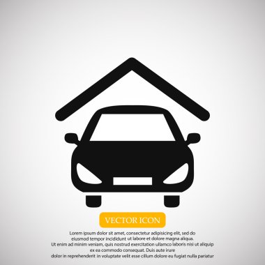 Araba vektör simgesi