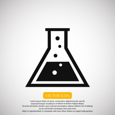 laboratuvar cam simgesi