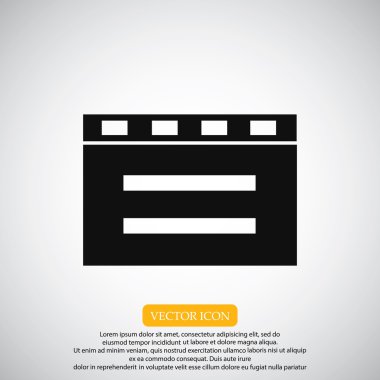 sinema clapper simgesi