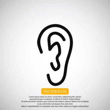 İnsan kulağının simgesi