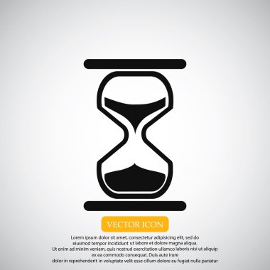 Kum Saati vektör simgesi