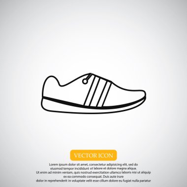 spor ayakkabı simgesi