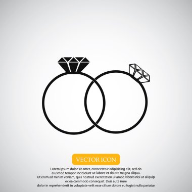 Yüzük Elmas simgesi olan