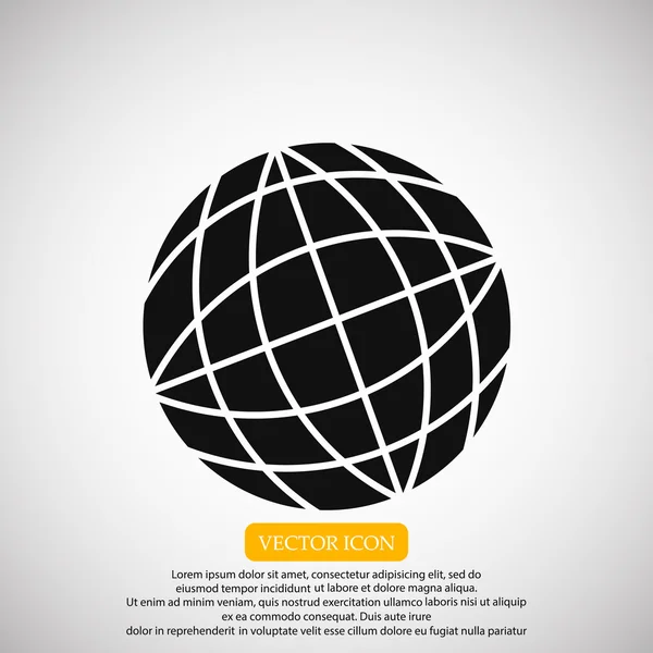 Globe earth icon — Stock Vector