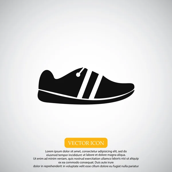 Spor ayakkabı simgesi — Stok Vektör