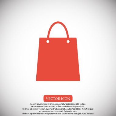 alışveriş çantası simgesi